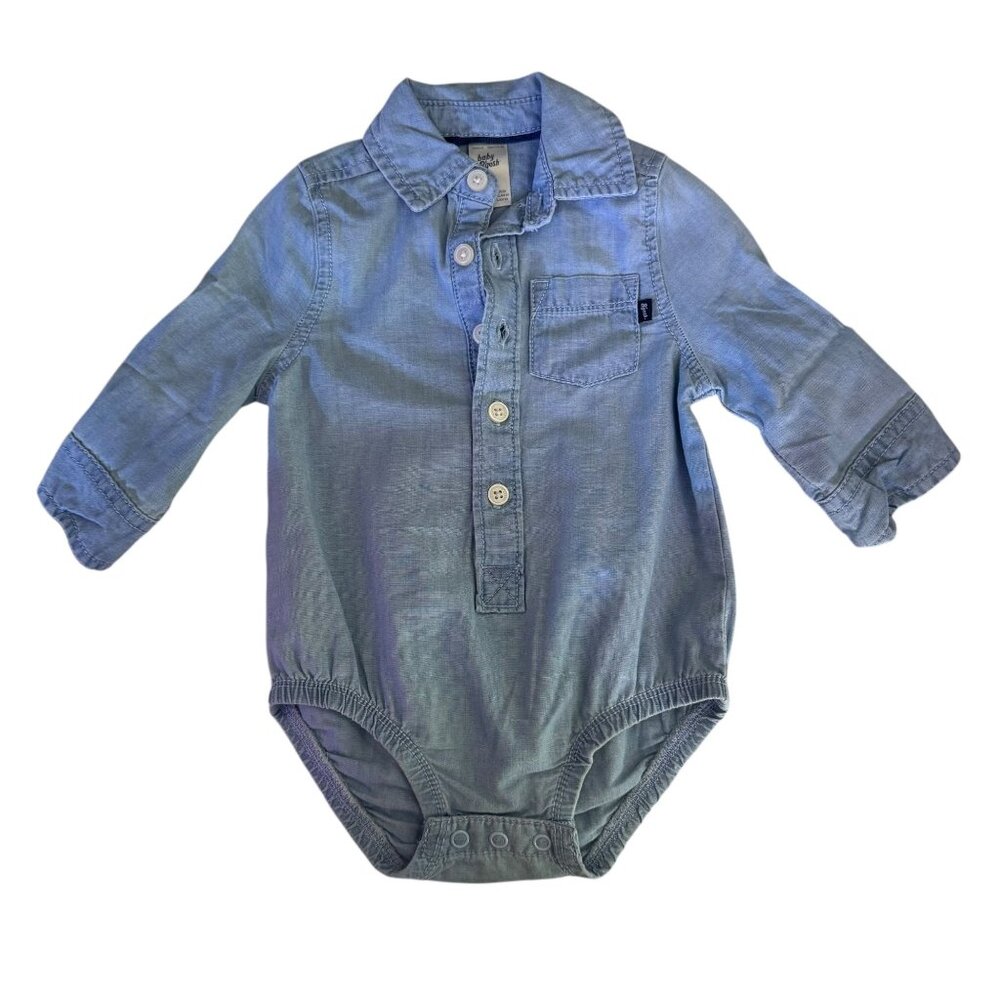 3 For $15‼️ BUNDLE & SAVE Baby b'gosh One-piece Denim Size 6m
